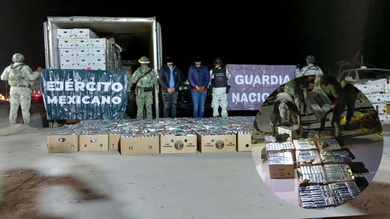 Decomisan casi dos toneladas de presunta cocaína en Sonora