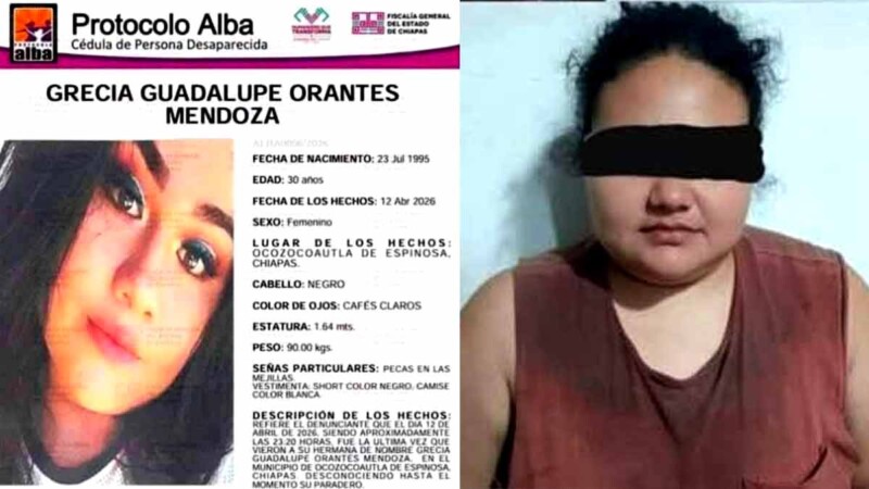 Polémica por foto con filtros tras hallazgo de mujer desaparecida en Chiapas