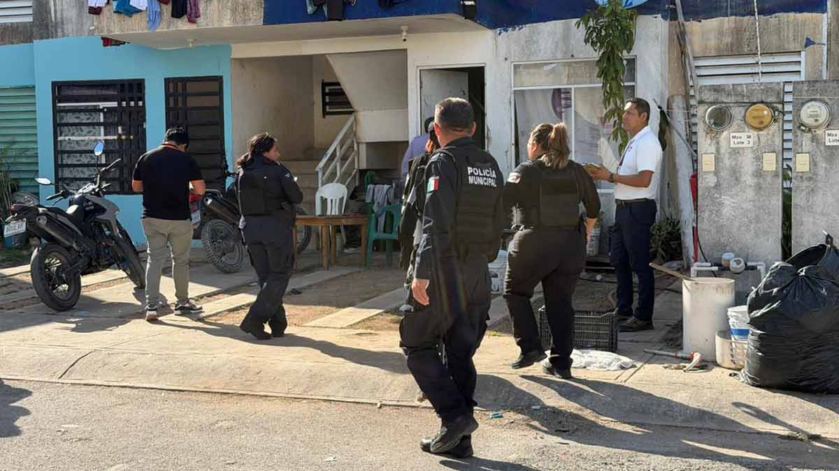 Indignación en fraccionamiento de Cancún por abuso y muerte de una perrita genera intervención policial