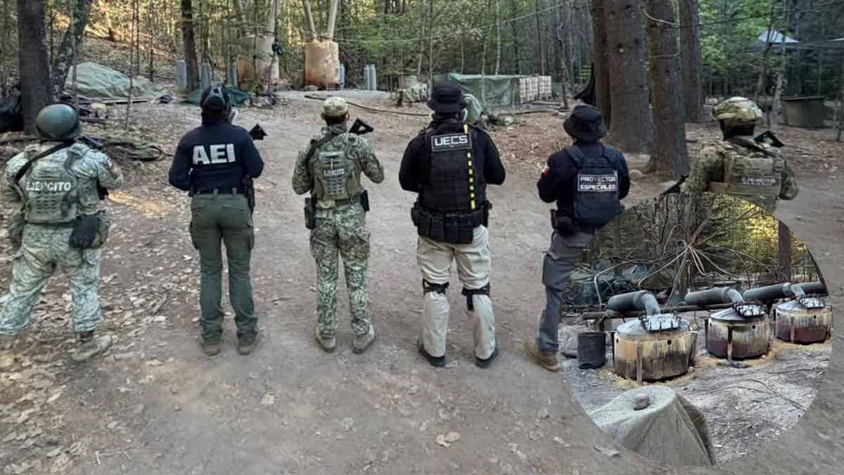 Autoridades desmantelan dos mega laboratorios de metanfetamina en sierra de Chihuahua