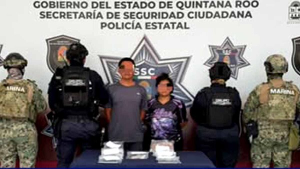 Cae pareja de presuntos narcomenudistas en Chetumal 