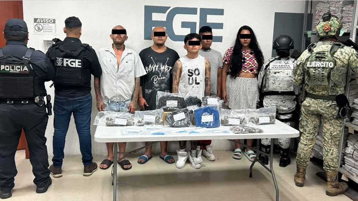 Caen cinco presuntos narcomenudistas tras redada simultánea en municipios de Quintana Roo