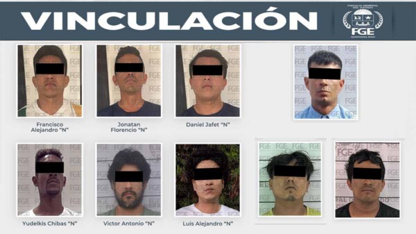 Vinculan a proceso a nueve personas en Quintana Roo por presunto narcomenudeo