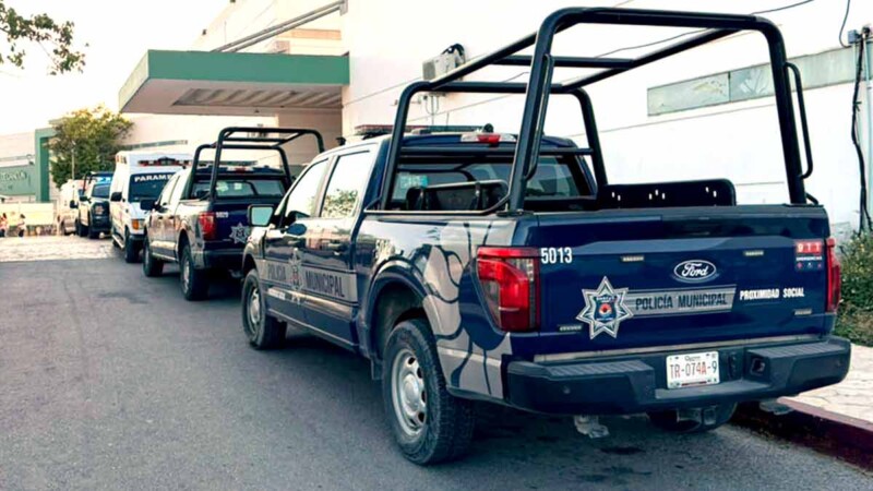 Reporte de lesionado por bala activa operativo en hospital de Cancún