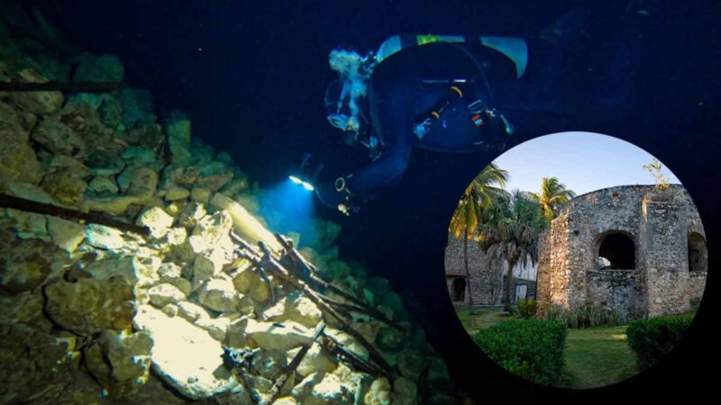 Recupera INAH 153 armas de fuego de la guerra de castas en cenote de Valladolid