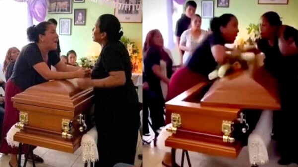 Velorio termina en pelea entre mujeres al descubrirse infedilidad