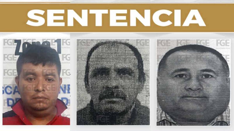 Imponen condenas de 30 a 50 años a tres violadores de menores en Cancún