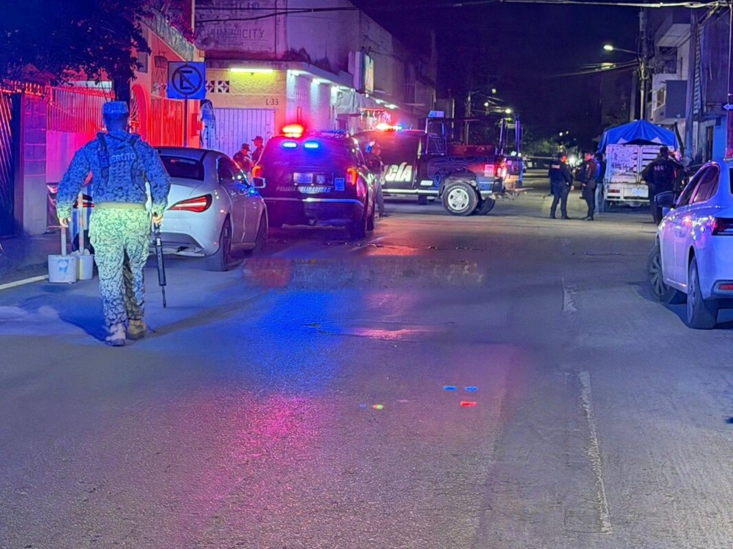 Se registra ataque armado frente a un bar en Playa del Carmen