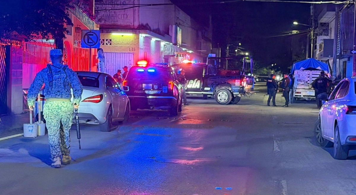 Se registra ataque armado frente a un bar en Playa del Carmen