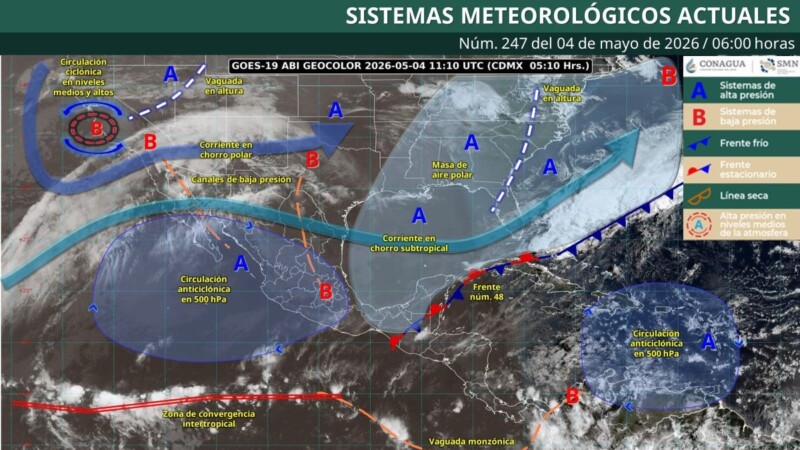 Pronóstico del clima en Quintana Roo para hoy lunes 4 de mayo 2026