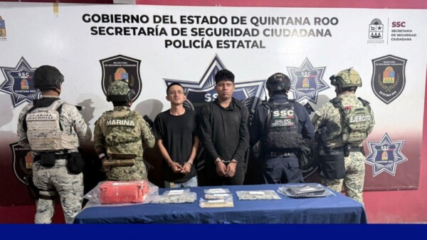 Capturan a dos narcomenudistas en la delegación Alfredo V. Bonfil