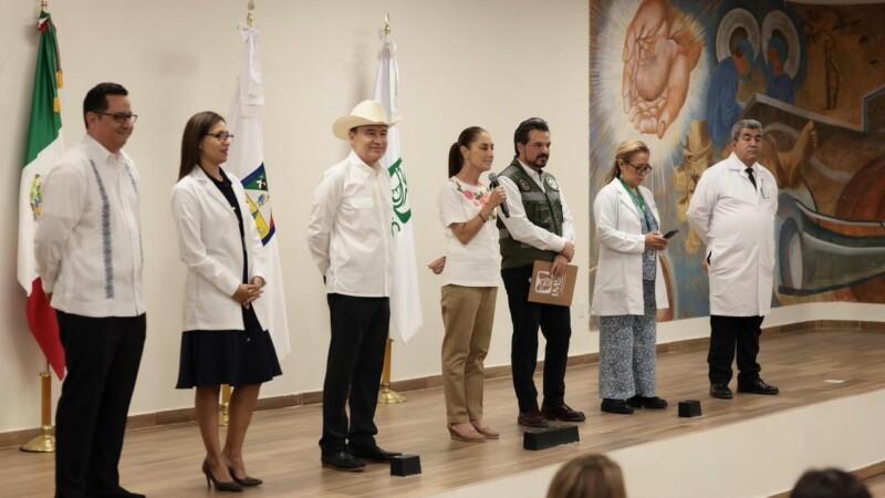 Inaugura Sheinbaum Hospital General del IMSS en Hermosillo