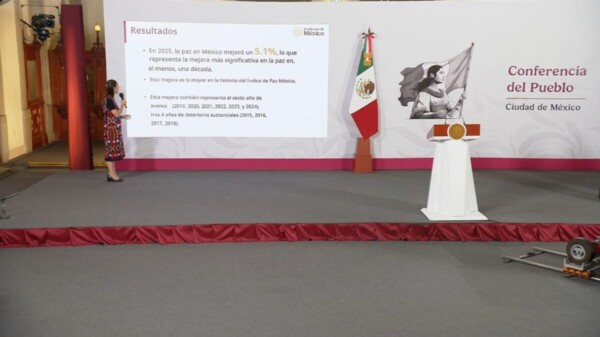 México construye paz; antes se privilegió la guerra: Sheinbaum