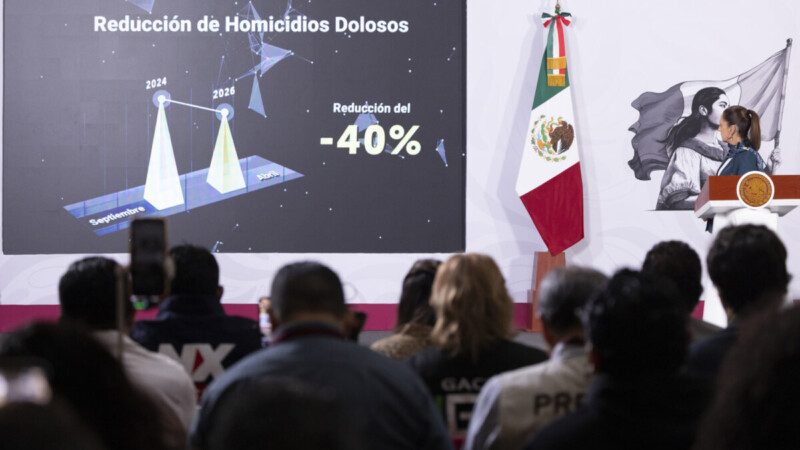 Disminuye 40% promedio diario de homicidio doloso