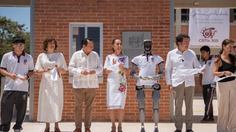 Presidenta Claudia Sheinbaum y Gobernador Joaquín Díaz Mena impulsan educación tecnológica con nuevo CBTis en Ciudad Caucel