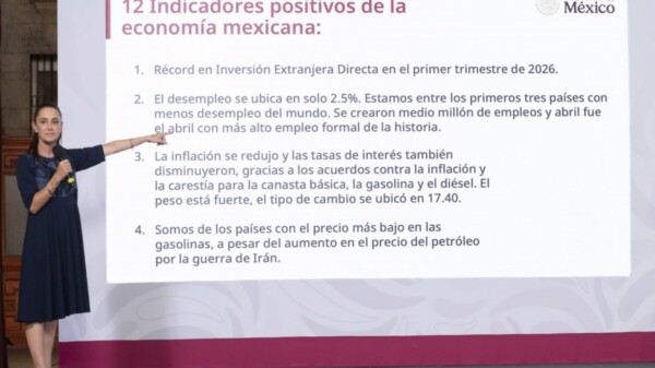 Presenta CSP 12 indicadores positivos de la economía