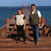 Supervisa Blanca Merari avance de la reconstrucción del muelle de pescadores en Puerto Morelos