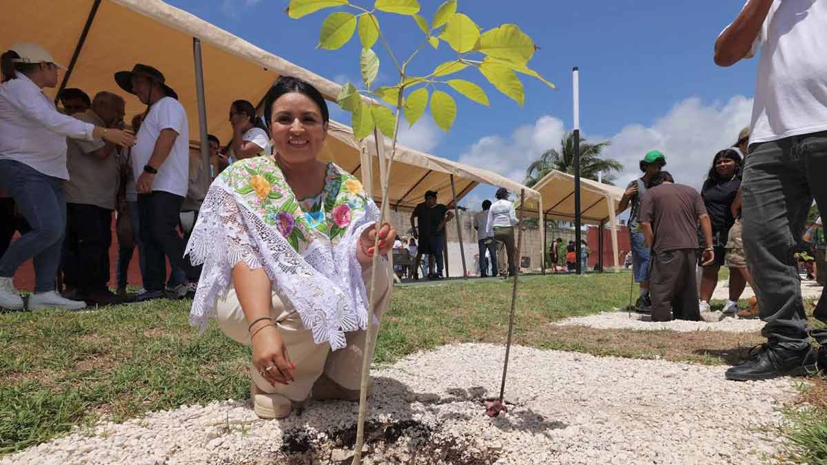 Encabeza Blanca Merari circuito verde por un Puerto Morelos sostenible