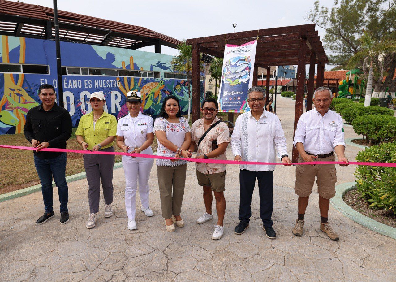 Inaugura Blanca Merari el 14 Festival de los Océanos en Puerto Morelos