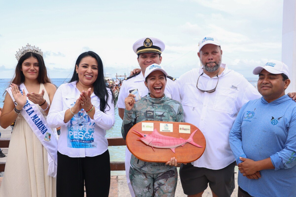 Invita Blanca Merari a participar en el tradicional torneo de pesca Puerto Morelos 2026