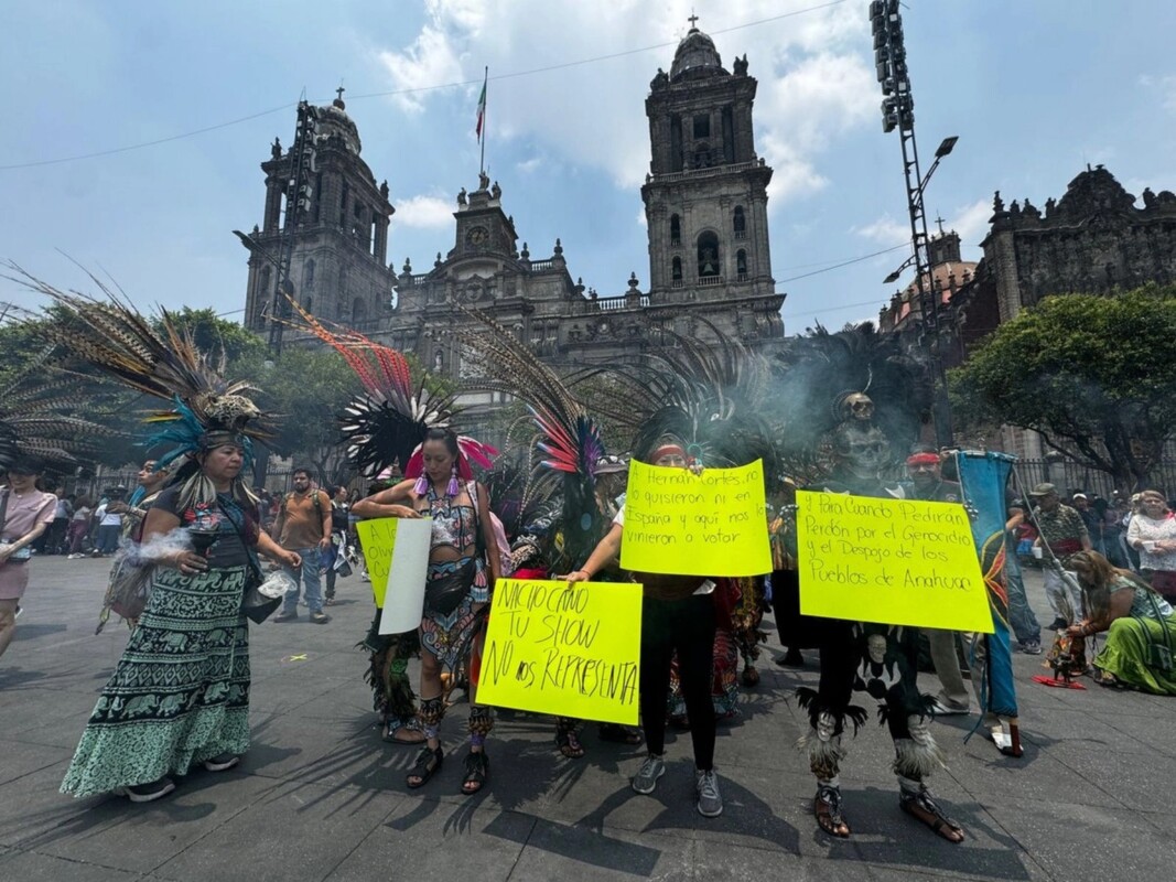 Cancelan misa de “Malinche y Cortés” por falta de permisos