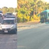 Fatal choque entre autobús y camioneta en la carretera Punta Sam–Isla Blanca
