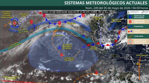 Pronóstico del clima en Quintana Roo para hoy martes 5 de mayo 2026