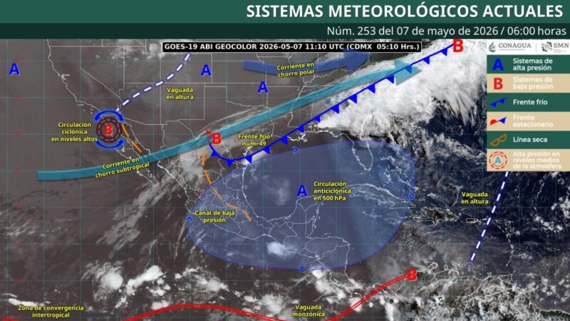 Pronóstico del clima en Quintana Roo para hoy jueves 7 de mayo 2026