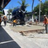 Avanza segunda etapa de modernización de la avenida Rueda Medina en Isla Mujeres