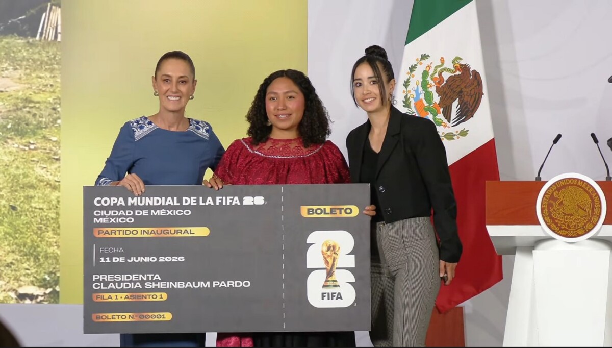 Yolett Cervantes, gana el boleto para inauguración del Mundial