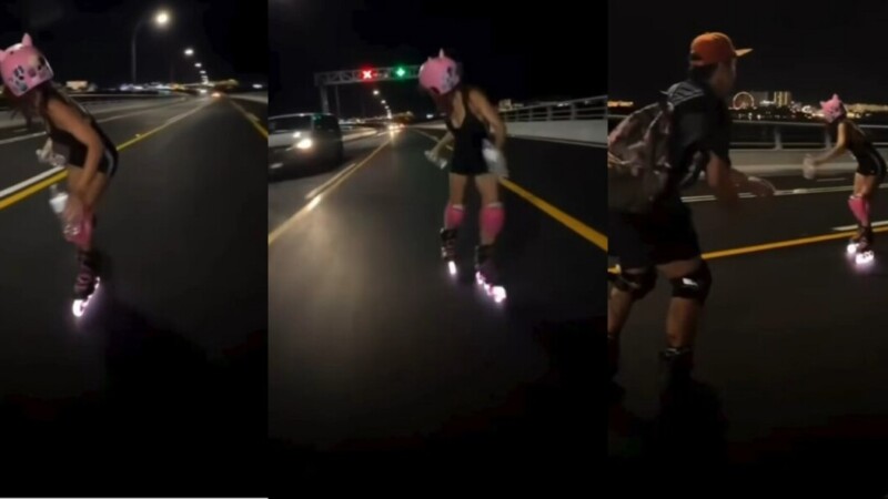 Arriesgan su vida y la de otros sobre el Puente Nichupté