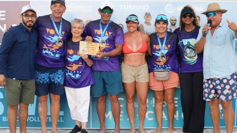 Cierra con éxito el Festival Internacional Beach Volley Ball Puerto Morelos 2026