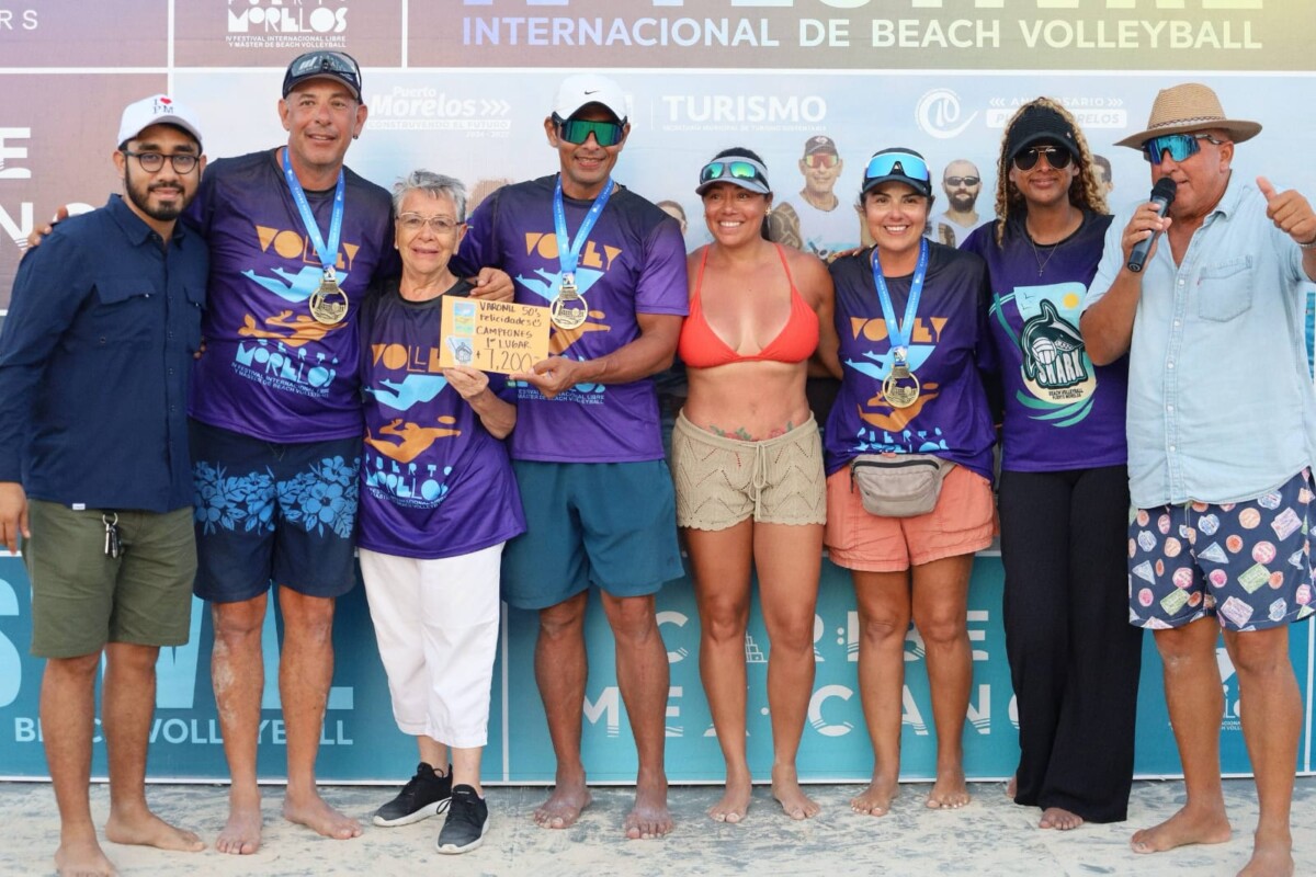 Cierra con éxito el Festival Internacional Beach Volley Ball Puerto Morelos 2026
