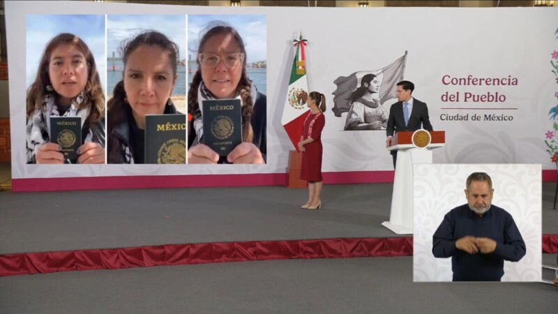 Exige SRE respetar derechos de mexicanos de la Flotilla Sumud