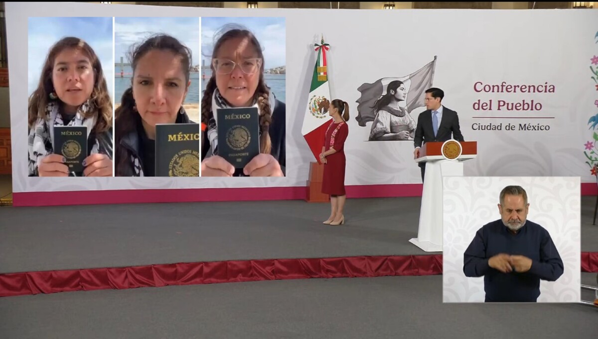 Exige SRE respetar derechos de mexicanos de la Flotilla Sumud