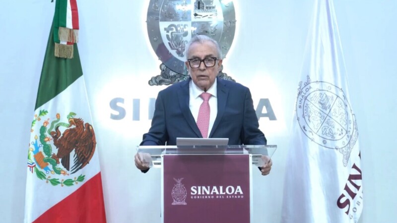 Pide licencia el gobernador de Sinaloa Rocha Moya
