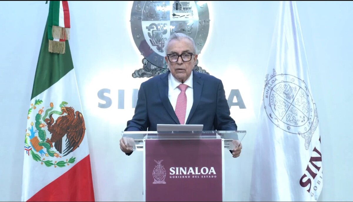Pide licencia el gobernador de Sinaloa Rocha Moya