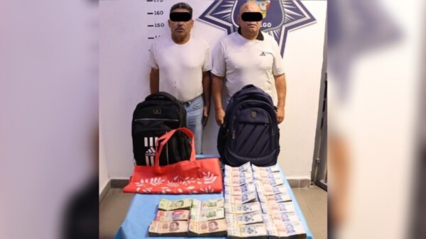 Detienen a dos y recuperan más de un millón de pesos tras asalto a cuentahabiente en Pachuca
