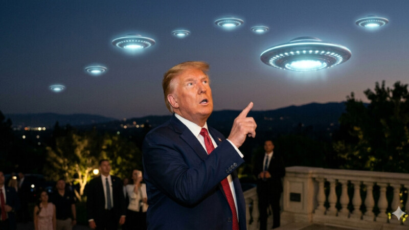 Los Ovnis, el nuevo distractor de Trump