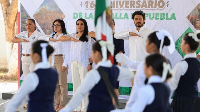 Resalta Blanca Merari importancia de la unidad nacional en aniversario de la Batalla de Puebla