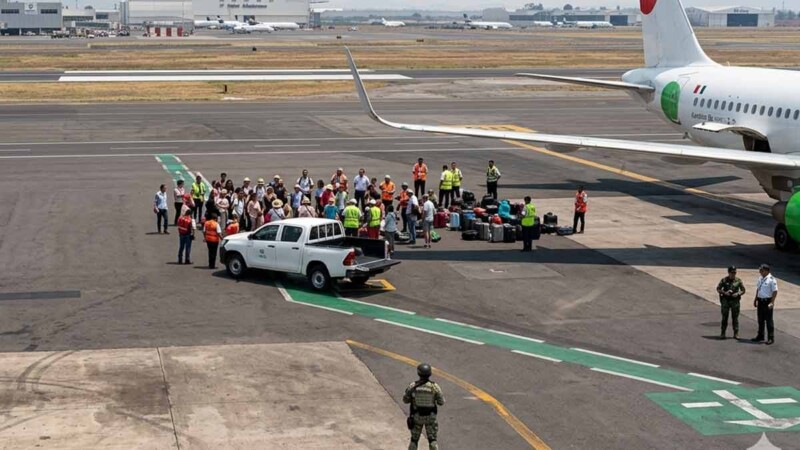 Amenaza de bomba en Aeropuerto de la CDMX genera alarma