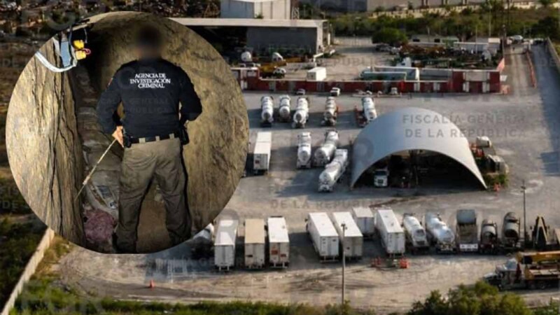 Autoridades detectan y aseguran túnel clandestino para robo de combustible en Nuevo León