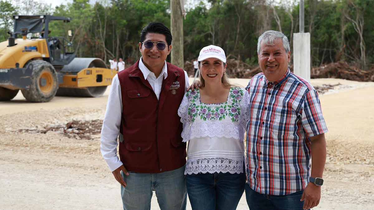 Construyen dos canchas de fútbol cinco en El Ramal como parte de la estrategia Mundial Social