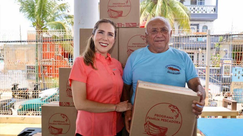 Atenea beneficia a pescadores con apoyos alimentarios del programa Familia Pescadora