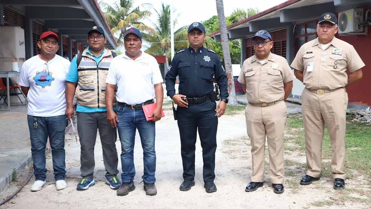 Inicia Protección Civil verificación de refugios anticiclónicos en Isla Mujeres previo a la Temporada de Lluvias y Ciclones Tropicales