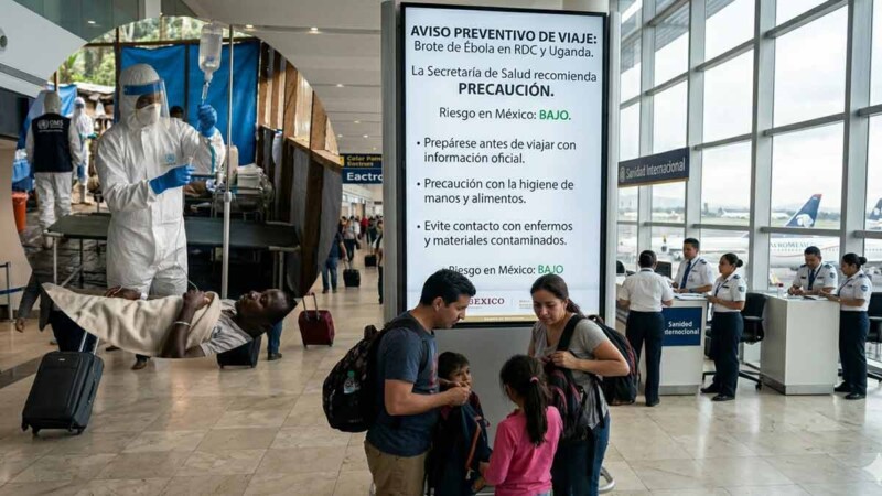 Prevención por ébola llega a México, Secretaría de Salud emite alerta de viaje