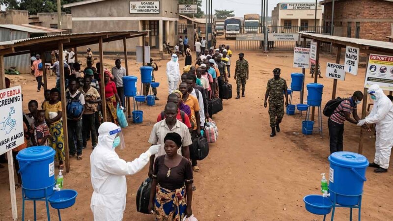 Uganda suspende el tránsito fronterizo con la RDC ante brote de ébola