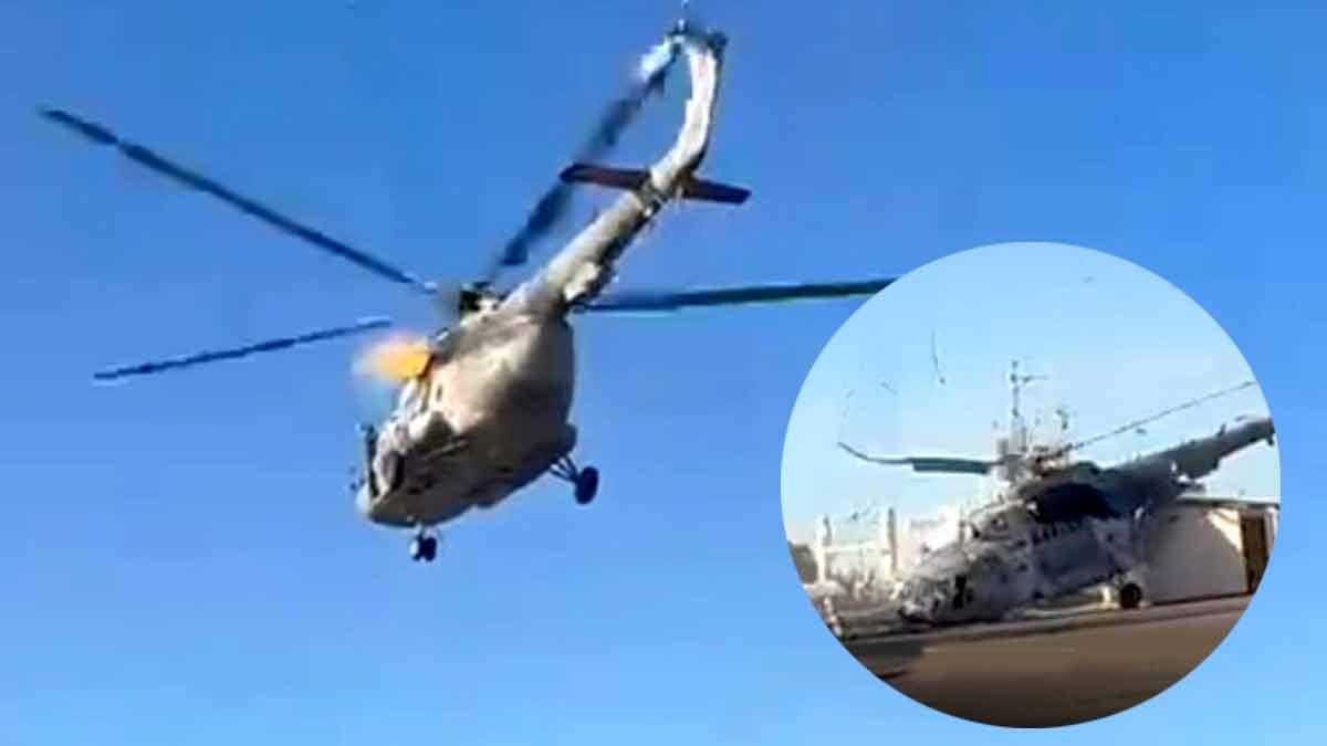 Marinos pasan susto de muerte tras desplomarse helicóptero de Semar en Sinaloa