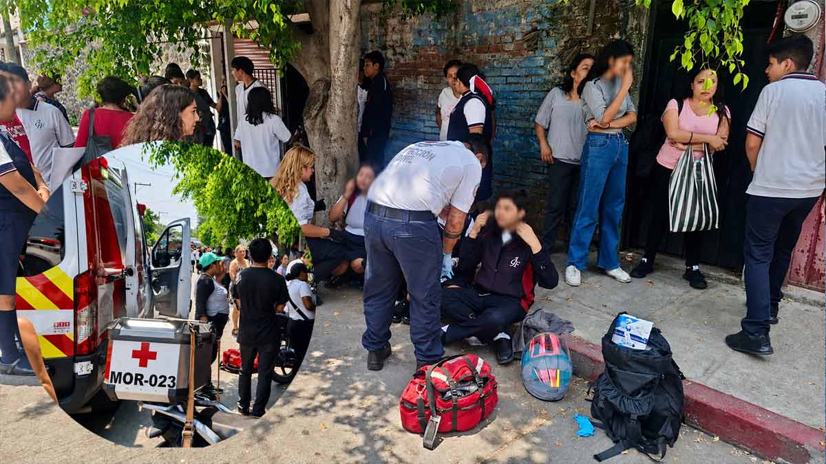 Enjambre de abejas provoca emergencia en escuela de Morelos