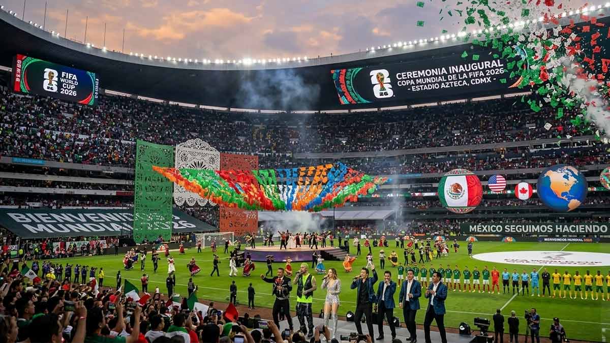 FIFA anuncia detalles del show inaugural y artistas para el Mundial 2026 en CDMX